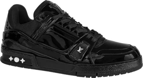 louis vuitton patent leather trainer
